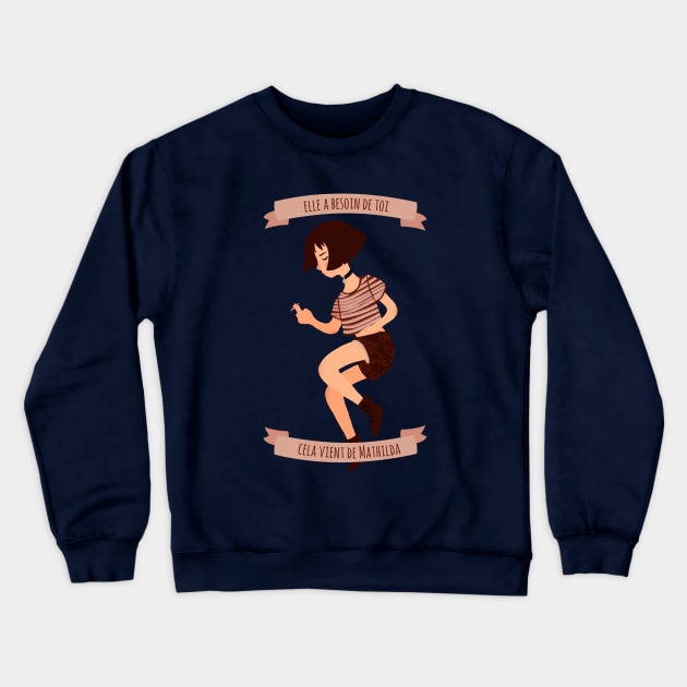 this is from Mathilda Crewneck Sweatshirt by dfane.dsp